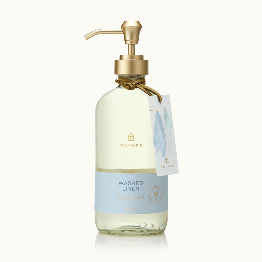 Thymes Washed Linen Large Hand Wash to Wash Away Germs and Dirt image number 0